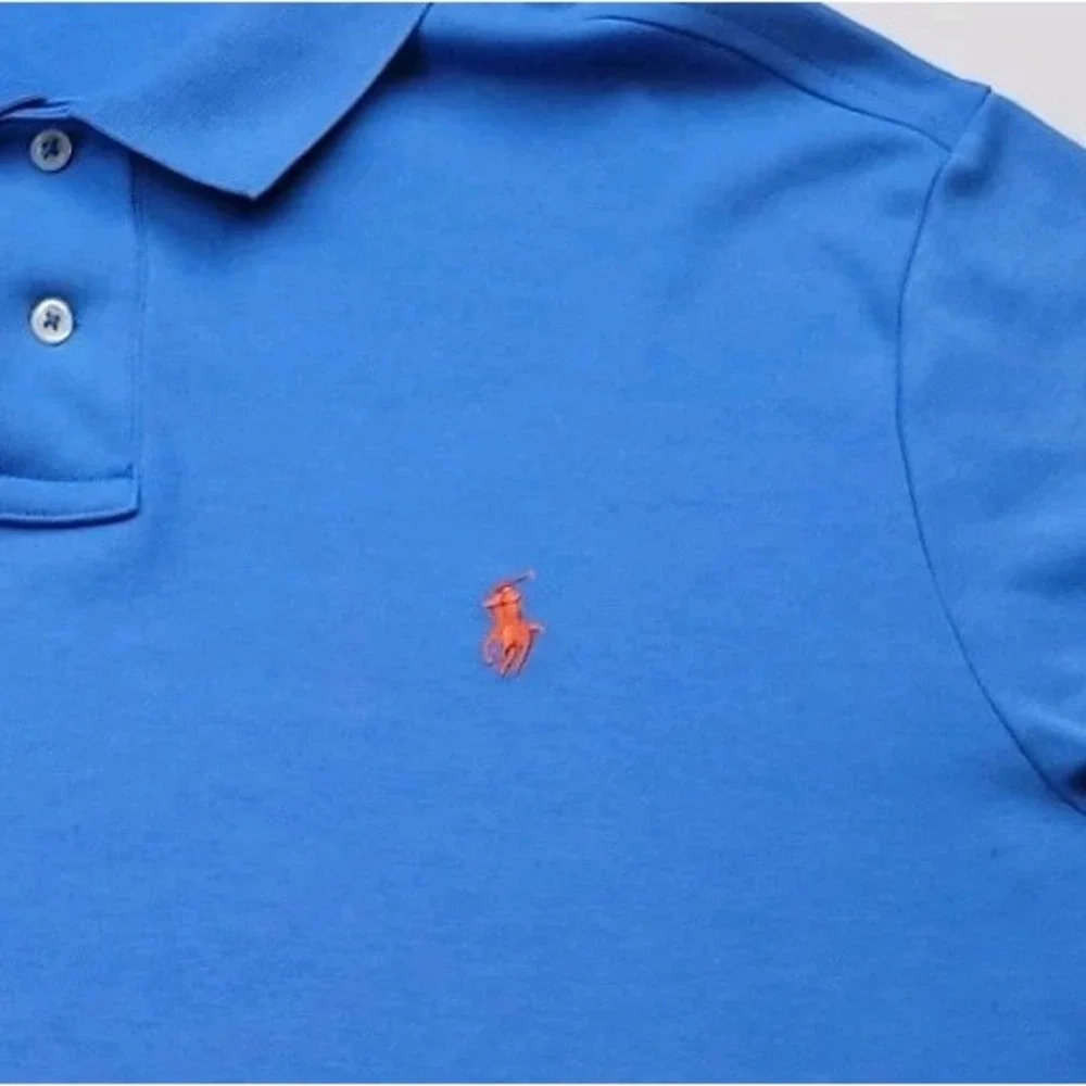 Polo Ralph Lauren- Polo T- Shirt Blue Size X-Large Custom Fit Men's